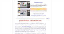 Desktop Screenshot of europees-schadeformulier.situatie-schets.nl